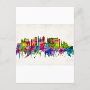 Cape Town South Afrika Skyline Helg Vykort