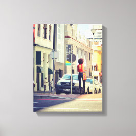 Cape Town South Afrika Street View Cityscape Canvastryck