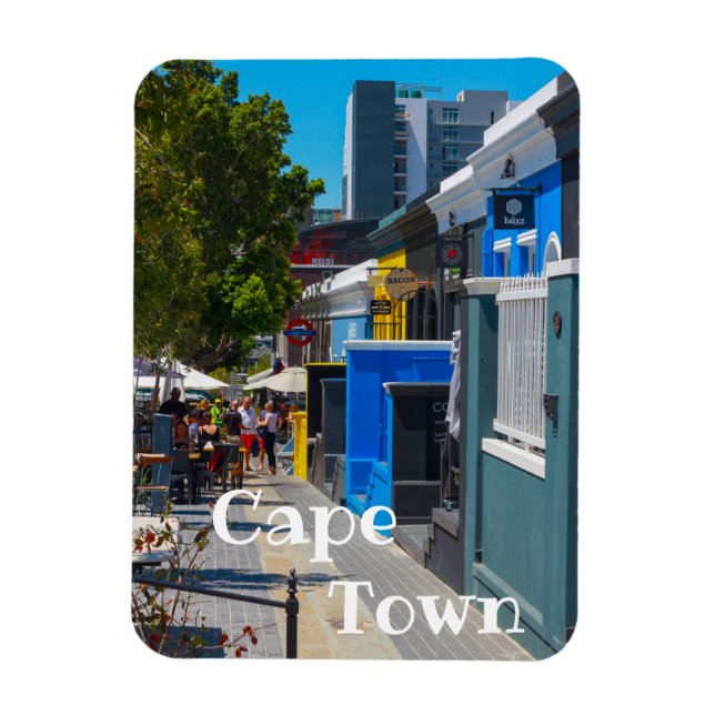 Cape Town South Afrika Street View Cityscape Magnet (Vertikal)