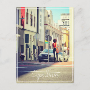 Cape Town South Afrika Street View Cityscape Vykort