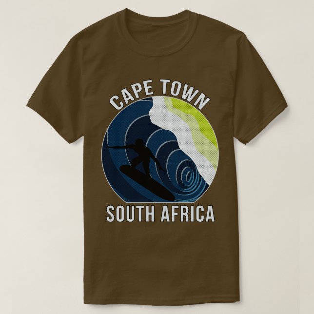 Cape Town South Afrika T Shirt (Design framsida)