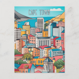 Cape Town South Afrika Travel Vykort