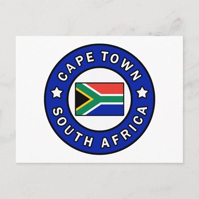 Cape Town South Afrika Vykort (Framsida)