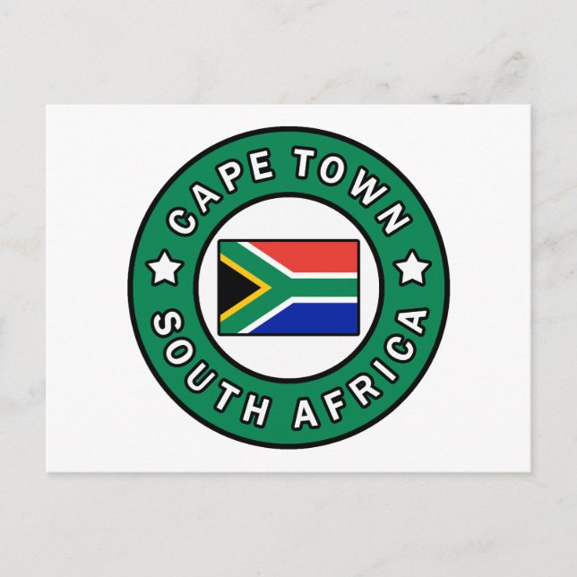 Cape Town South Afrika Vykort (Framsida)