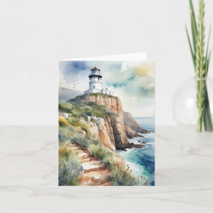Cape Town South Afrika Watercolor Kort