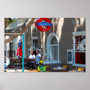 Cape Town stadsbildsarkitektur stad Sydafrika Poster