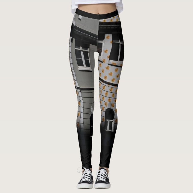 Cape Town Street view Leggings (Framsida)