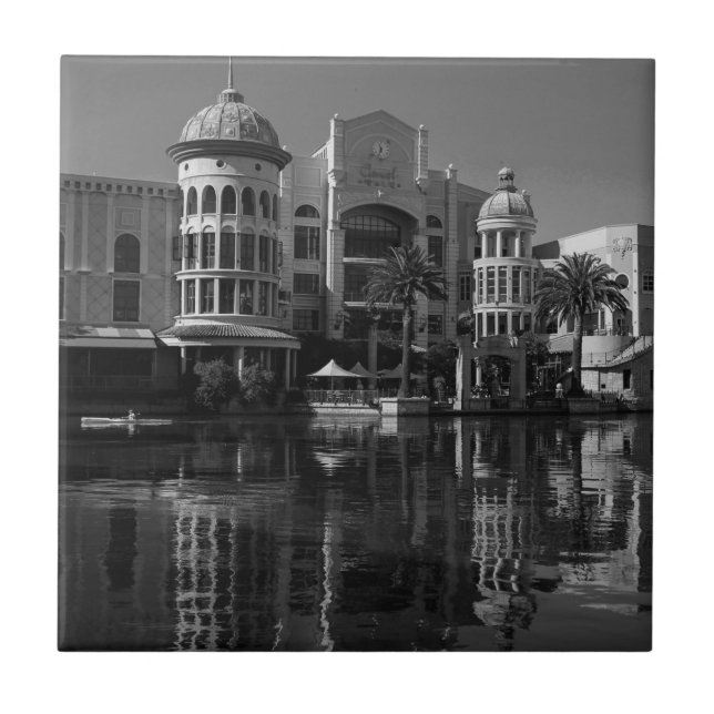 Cape Town Sydafrika Canal Walk-område Kakelplatta (Framsidan)