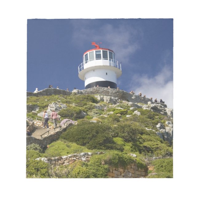 Cape Town, Sydafrika. En fyr på Anteckningsblock (Framsida)