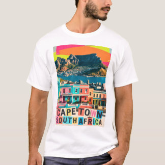 Cape Town Sydafrika Resa Bo-Kaap Landskap T Shirt