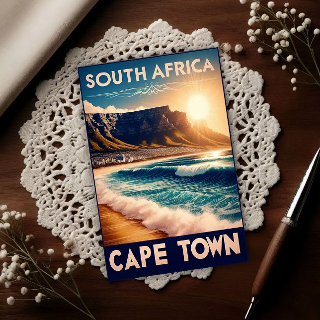 Cape Town - Sydafrika Vintage Resa Vykort (Skapare uppladdad)