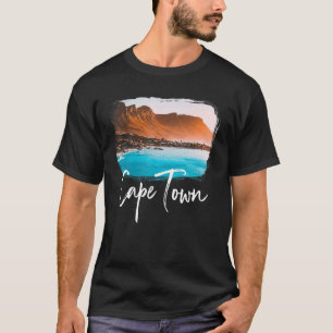 Cape Town T-shirt, Cape Town Turist Tröja, Sydaf T Shirt
