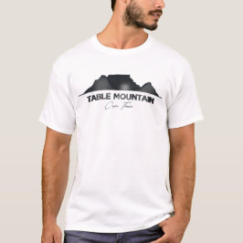 Cape Town - Table Mountain - Black Logo T Shirt