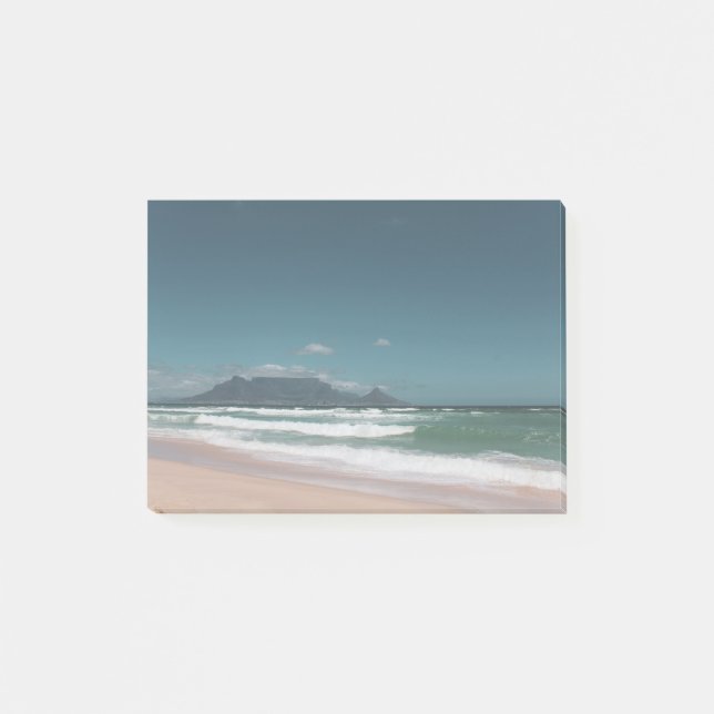 Cape Town Table Mountain Ocean Post-it Block (Framsida)
