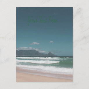 Cape Town Table Mountain Ocean Vykort