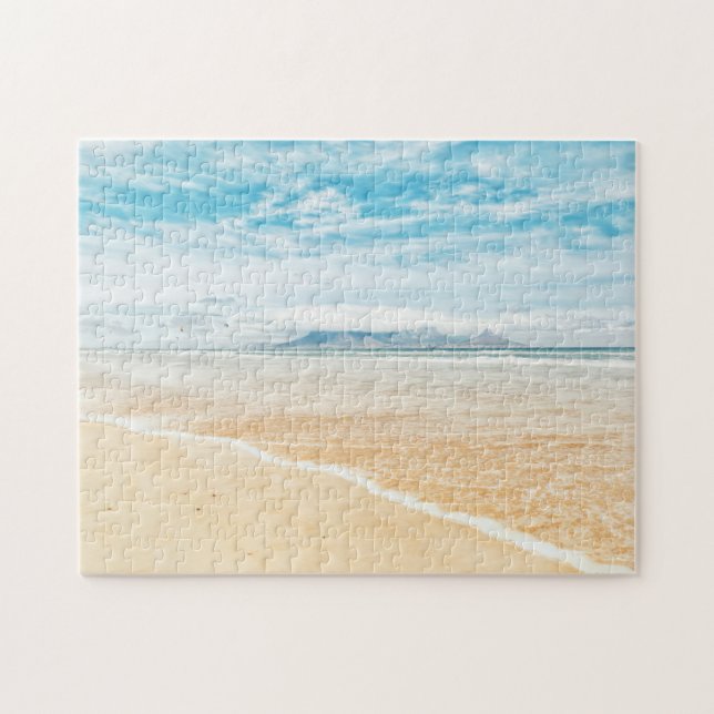 Cape Town Table Mountain Strand Ocean ZA Pussel (Horisontell)