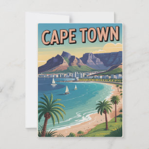 Cape Town vintage Vykort