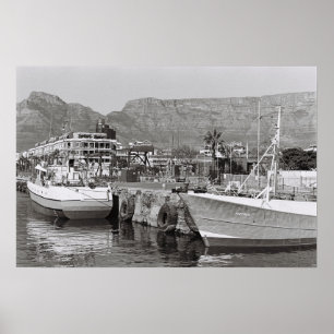 Cape Town Waterfront Hamn Kodak Filmplakat Poster
