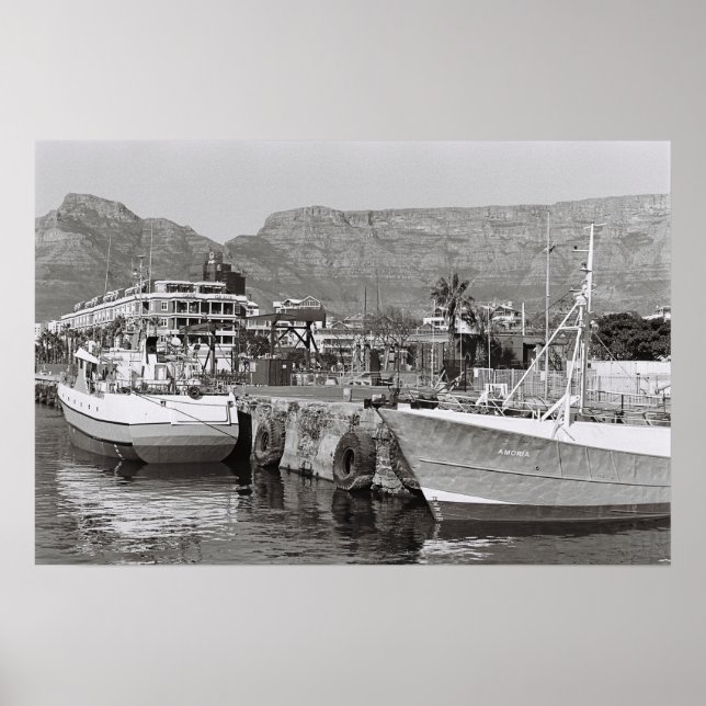 Cape Town Waterfront Hamn Kodak Filmplakat Poster (Framsidan)