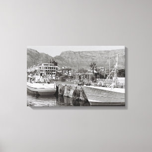 Cape Town Waterfront Harbour Canvastryck