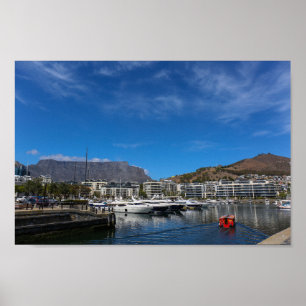 Cape Town Waterfront South Afrika SA Architecture Poster