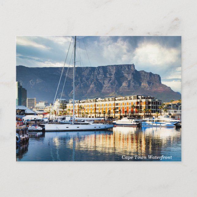 Cape Town Waterfront South Afrika Vykort (Framsida)