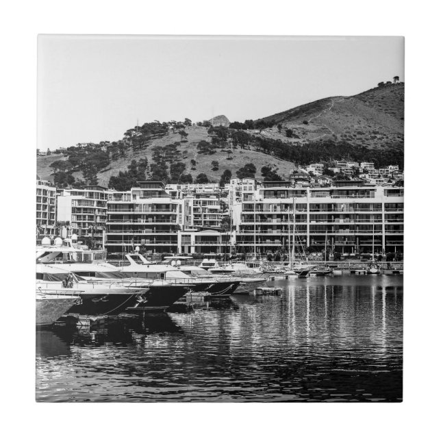 Cape Town Waterfront Sydafrika SA Arkitektur Kakelplatta (Framsidan)