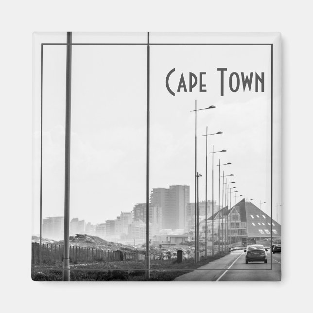 Cape Town ZA South Afrika Blouberg Area Magnet (Framsidan)