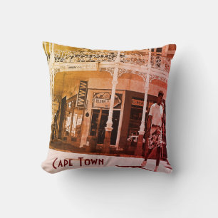 Cape Town ZA South Afrika Long Street Throw Pillo Kudde