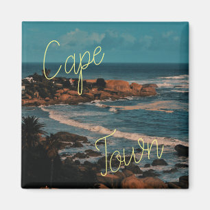 Cape Town ZA South Afrika Ocean Panorama Magnet