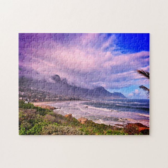 Cape Town ZA South Afrika Ocean Panorama Pussel (Horisontell)