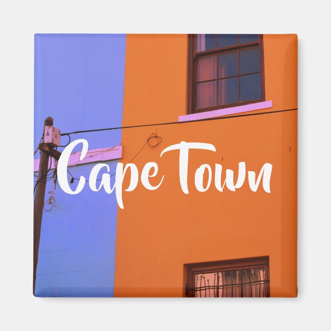Cape Town ZA South Afrika Wall Window Magnet (Framsidan)