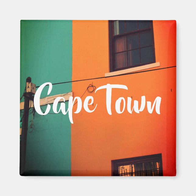 Cape Town ZA Sydafrika Vägg Fönster Magnet (Framsidan)