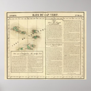 Cape Verde Islands Africa Poster