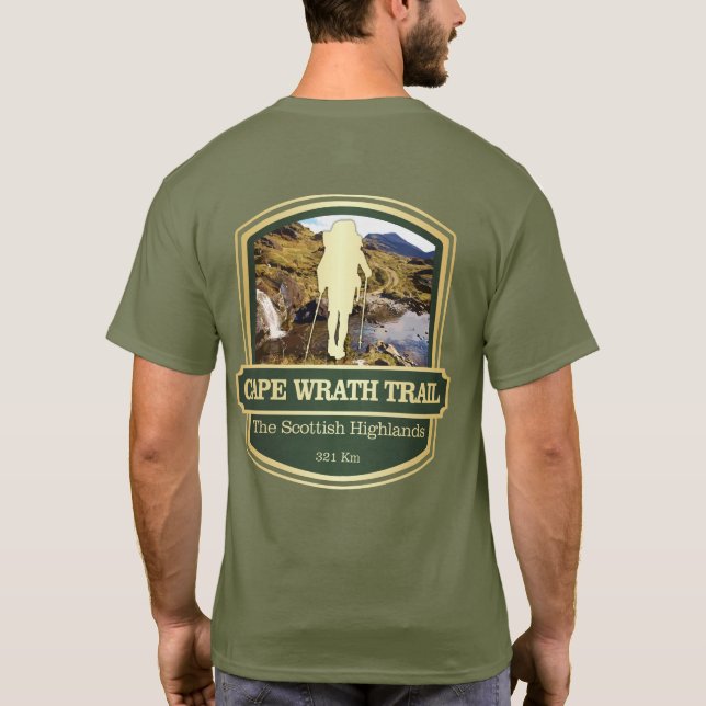 Cape Wrath Trail (B) T Shirt (Baksida)