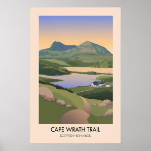 Cape Wrath Trail Långdistansvandring Ledarresa Poster