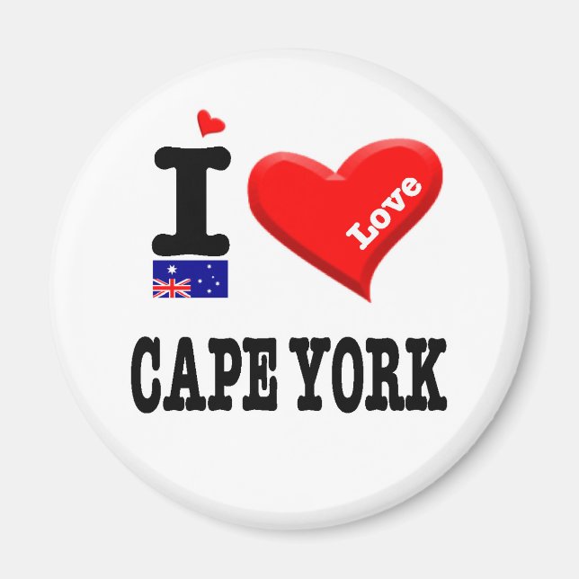 CAPE YORK - I Kärlek Magnet (Framsidan)