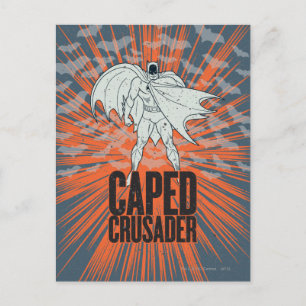 Caped Crusader Graphic Vykort