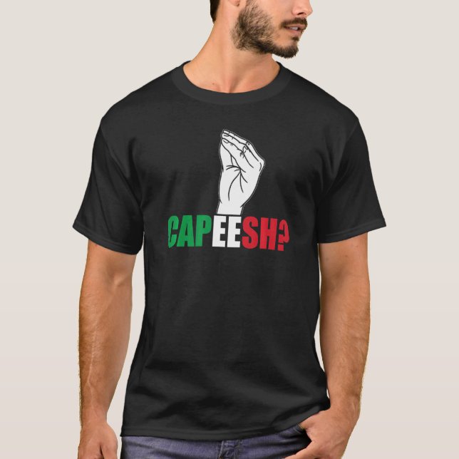Capeesh Italy Roots Italien Culture T Shirt (Framsida)