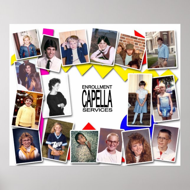 Capella Enrollment Services 80's Party Poster (Framsidan)