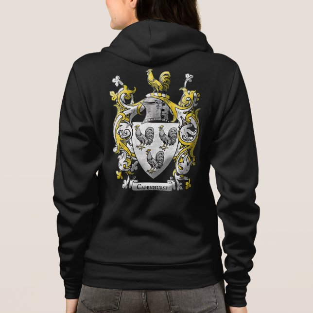 Capenhurst - Vapen Women's Hoodie T Shirt (Baksida)
