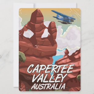 Capertee Valley Australien reseskylt Inbjudningar