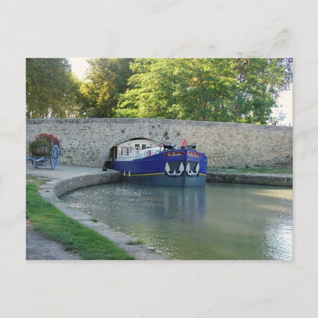 Capestang, canal du Midi Vykort (Framsida)