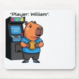 Capibara Arcade Gamer Mousepad Musmatta