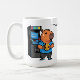 Capibara Arcade Gamer Water Bottle Kaffemugg
