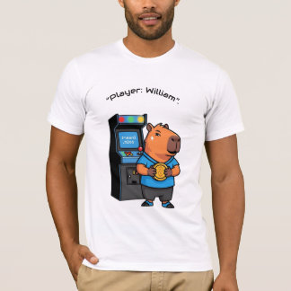 Capibara Arcade Retro Gamer T-Shirt