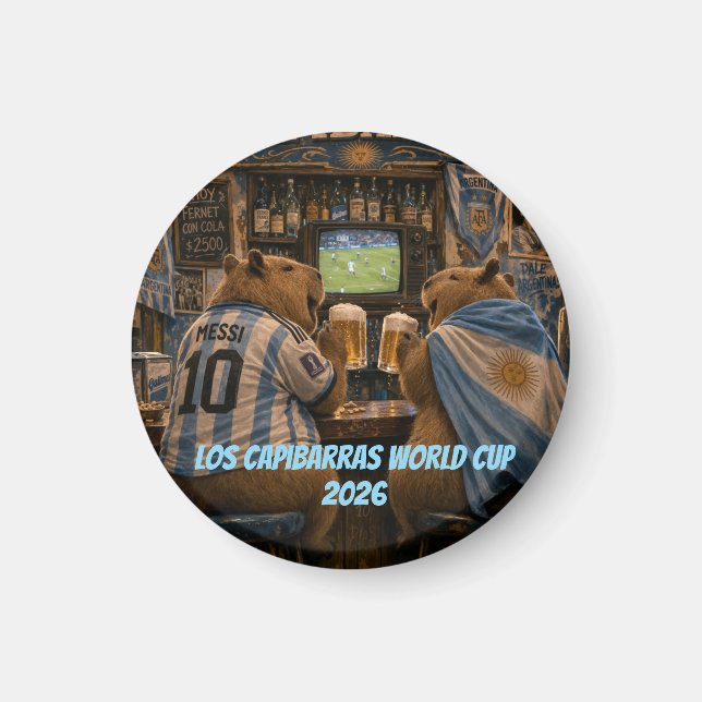 Capibarra Stickers bar ilusión Magnet (Framsidan)