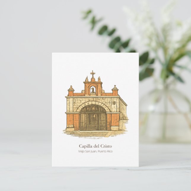 Capilla del Cristo – Gamla San Juan Vykort (Stående Fram)