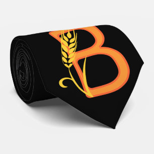 Capital brev B blommigt monogram Slips