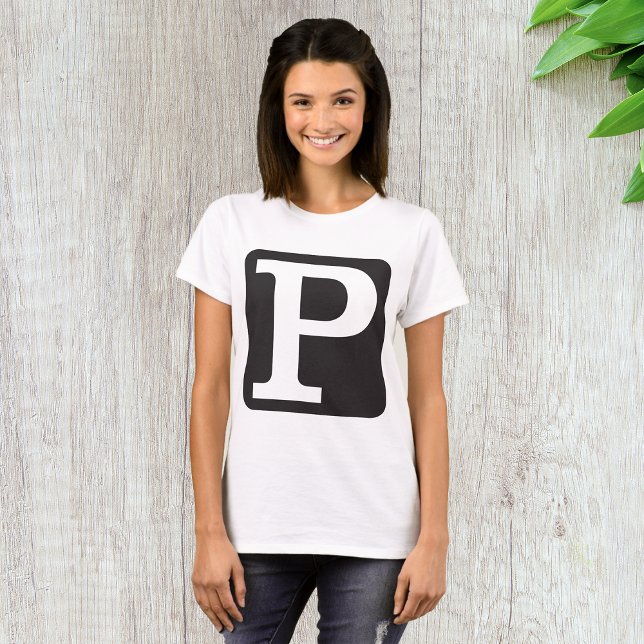 Capital P Womens T-Shirt (Skapare uppladdad)